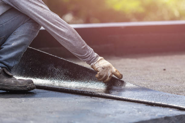 Professional Waterproofing technician working in Riverside, IL